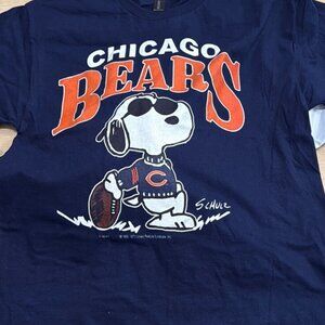 VTG Chicago Bears Snoopy nfl T-Shirt,90s shirt